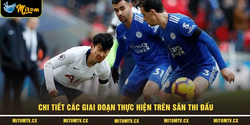 Chi tiết các giai đoạn thực hiện trên sân thi đấu