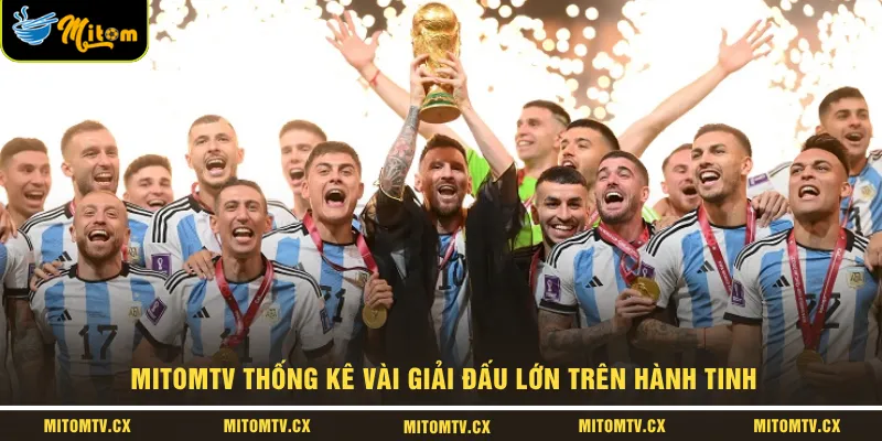 MITOMTV thống kê vài giải đấu lớn trên hành tinh
